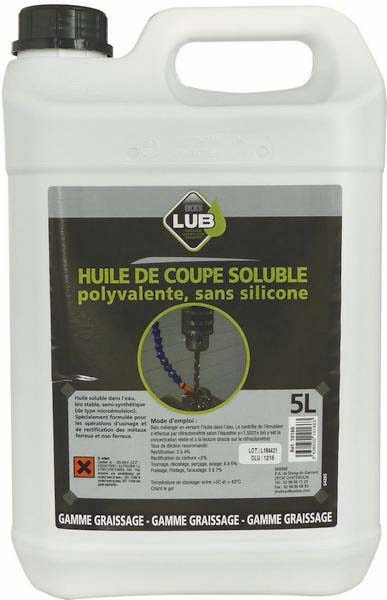 Huile de coupe pour usinage - bidon de 5L DRAKKAR - 10166