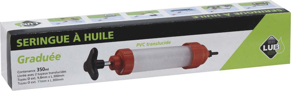 Seringue a huile 350ml pvc graduee SODILUB - 10219