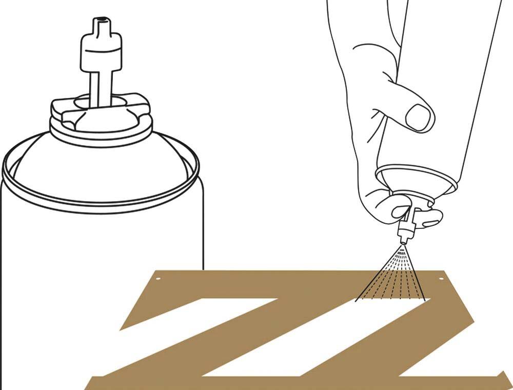 Aerosol 650ml traceur de ligne jaune AMPERE - 10271