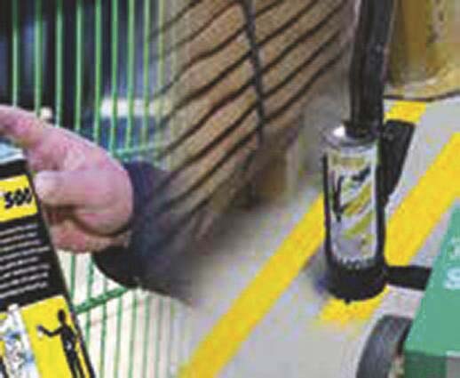 Aerosol 650ml traceur de ligne jaune AMPERE - 10271