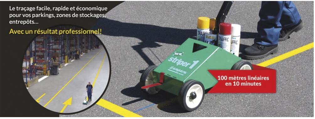 Traceuse de ligne + accessoires AMPERE - 10283