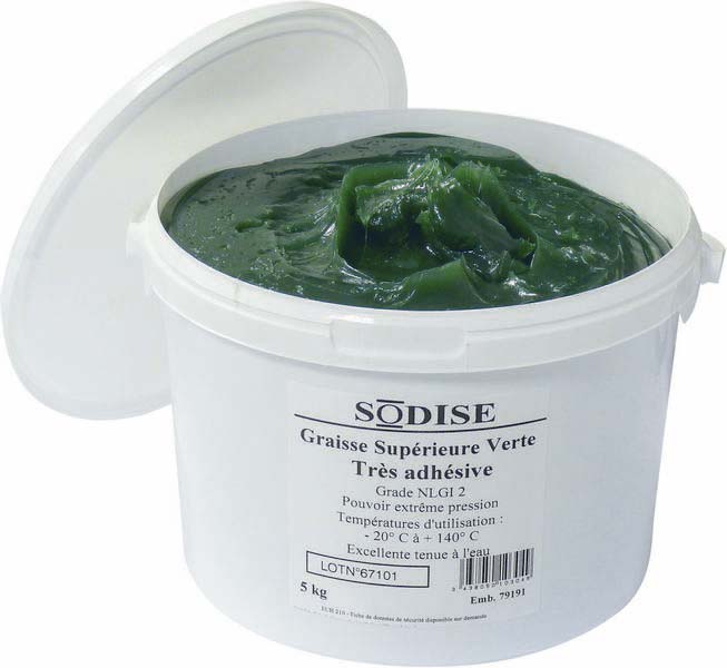 Graisse multiplex verte seau 5,1kg SODILUB - 10304