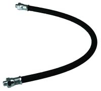 Flexible caoutchouc armé 12mm M10 500mm pour pompe à graisse UMETA - 10318