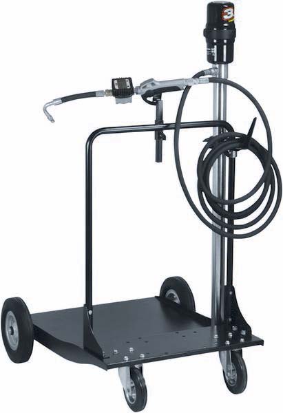 Ensemble pneumatique huile 180-220kg 3:1 avec pistolet digital et chariot 4 roues PIUSI - 10329