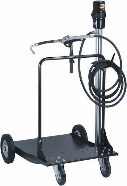 Ensemble pneumatique huile 180-220kg 3:1 avec pistolet manuel et chariot 4 roues PIUSI - 10337