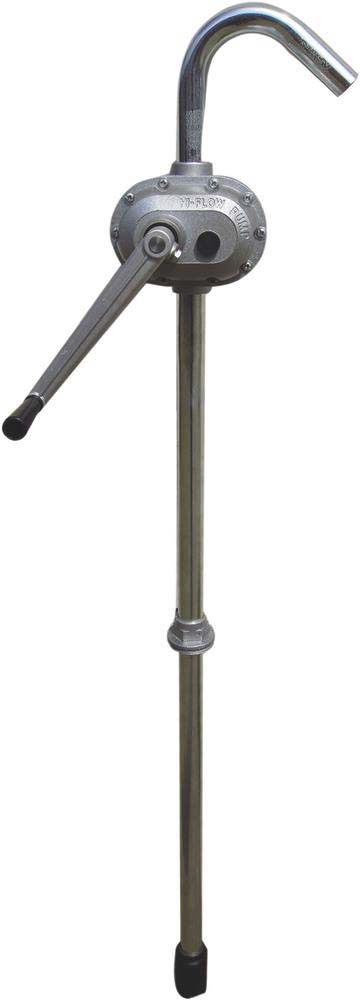 Pompe à huile rotative gros débit avec bec verseur et flexible canne acier 1m DRAKKAR - 10347