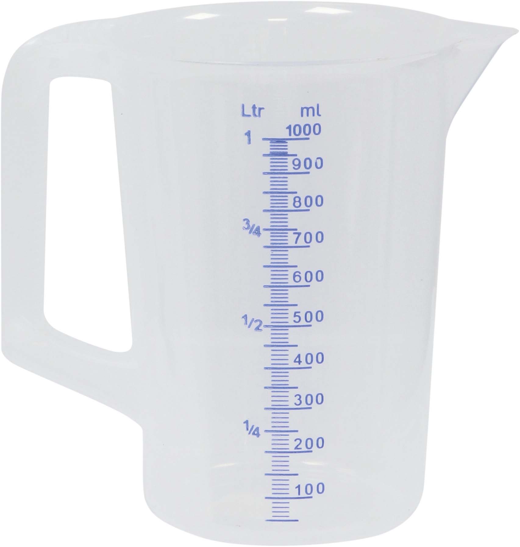 MESURE 1 LITRE GRADUEE-TRANSPARENT--10357