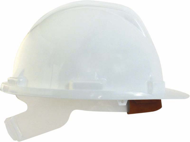 Casque de chantier blanc - 10430