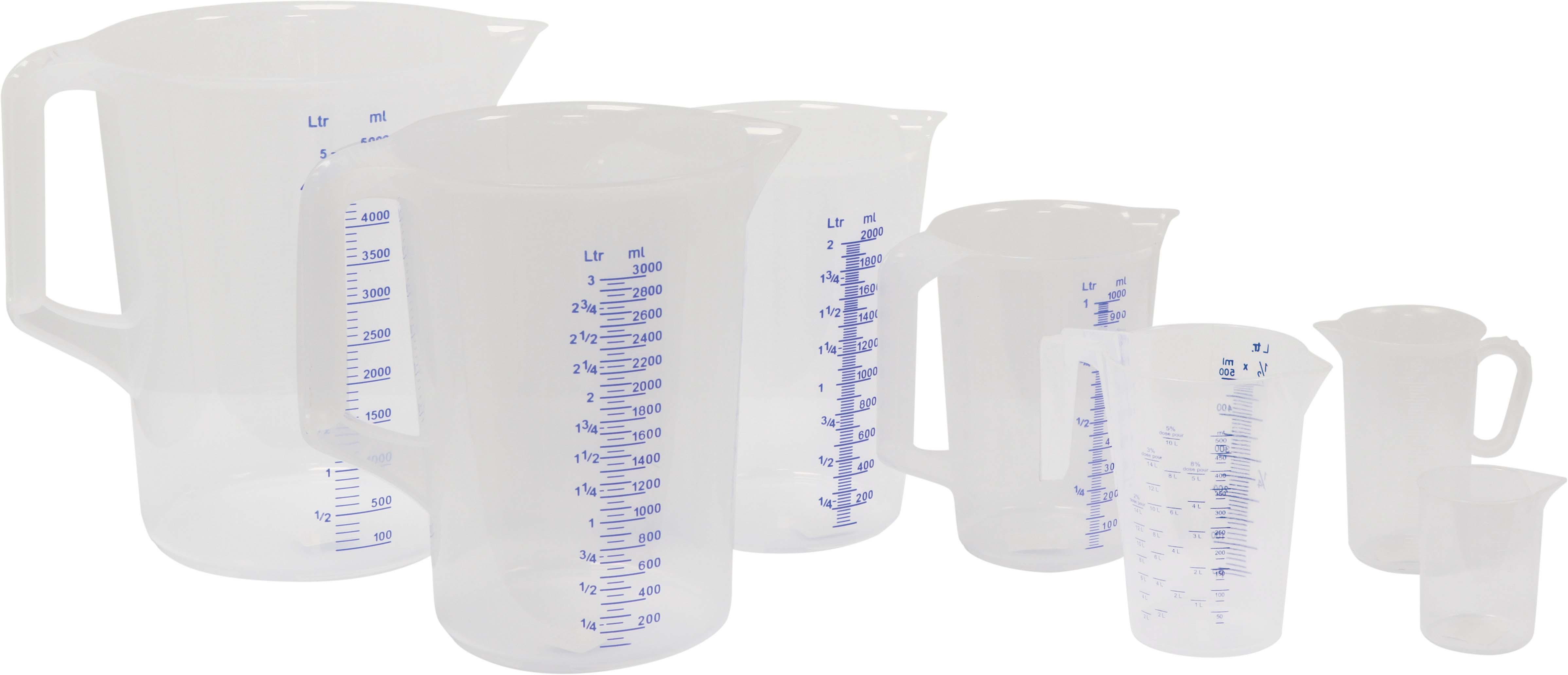 Mesure graduée translucide 250ml - 10479