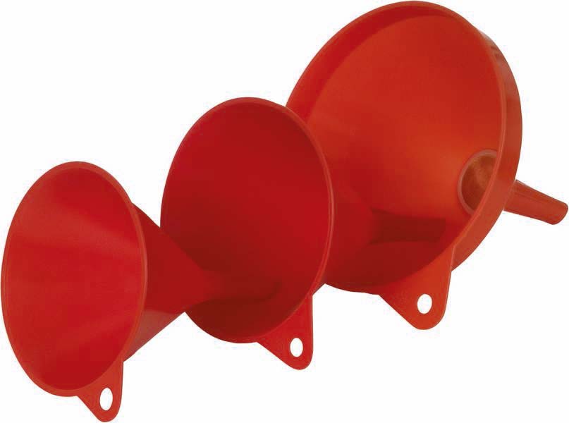 Entonnoir droit 140/160/200mm - lot de 3 pcs DRAKKAR - 10487