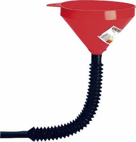 Entonnoir droit 200mm avec flexible plastique 400mm et filtre DRAKKAR - 10488