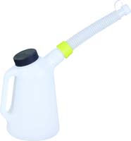 Broc verseur gradué 2L avec couvercle à visser et bec flexible - SODILUB - 10493