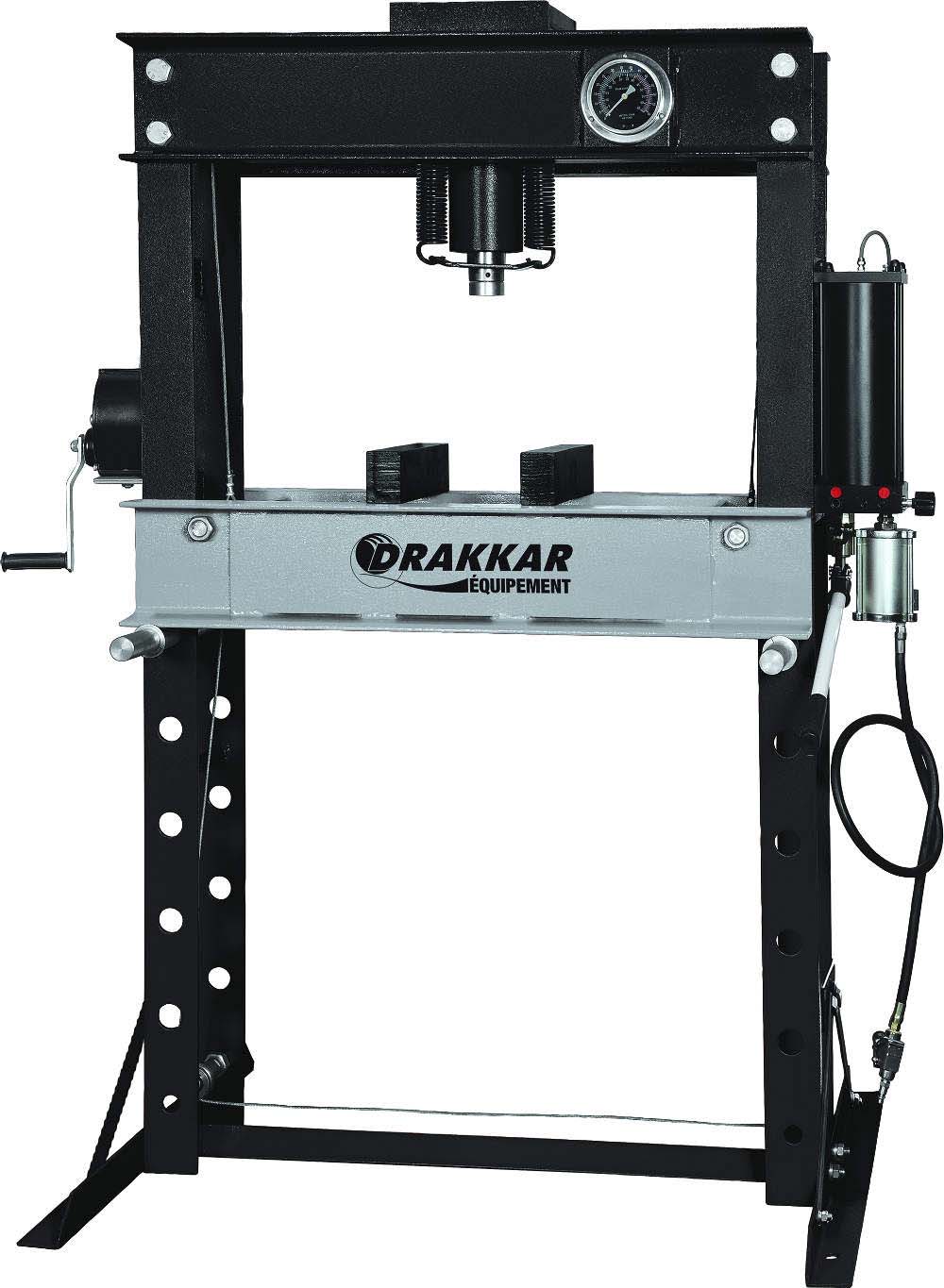 Presse d'atelier manuelle et pneumatique 45t DRAKKAR EQUIPEMENT - 10538