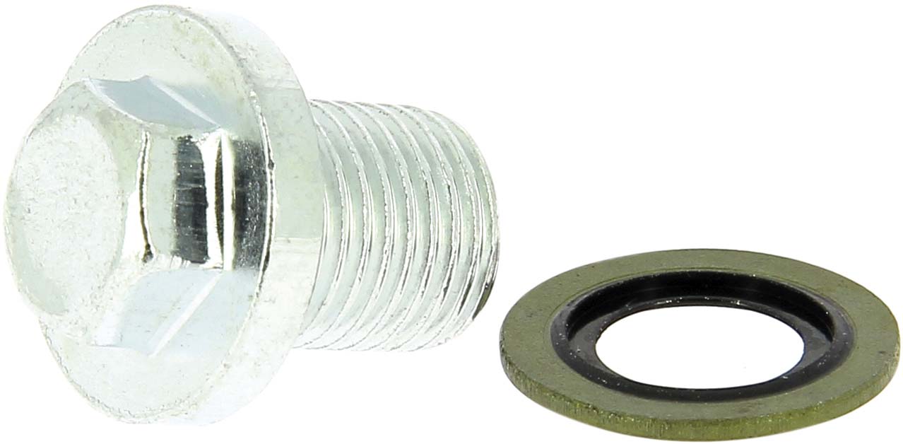 Bouchon de vidange M14 et 2 joints nylon et lèvre caoutchouc - - 10622