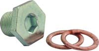 Bouchon de vidange M14 et 2 joints métalloplastiques - - 10632