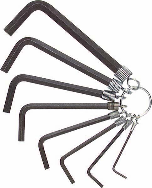 Clés mâles coudées hexagonales de 1,5 à 12mm - anneau de 12 pcs DRAKKAR TOOLS - 10710