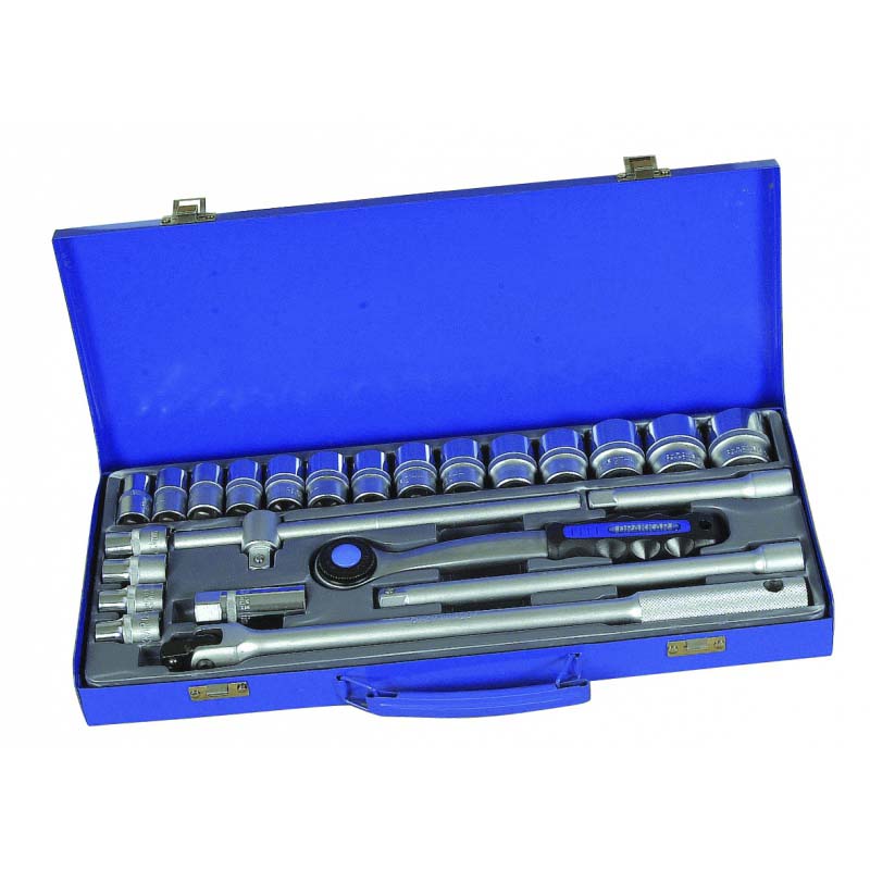 Coffret 24 pièces douilles 1/2' + coffret DRAKKAR TOOLS - 10756