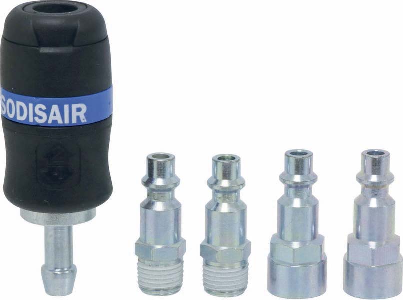 Kit raccords securite 5 pces 1/4 DRAKKAR EQUIPEMENT - 11539