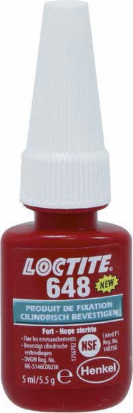 Bloc presse 648 - flacon de 5ml LOCTITE - 11629