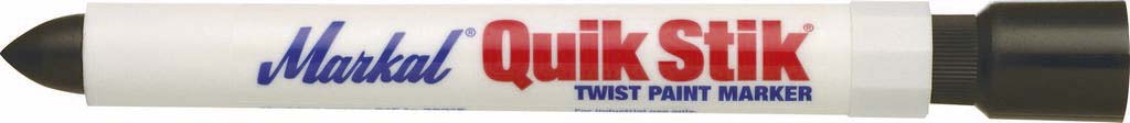 Bâton de peinture solide QUIK STIK ALL PURPOSE noir tube à molette MARKAL - 11646