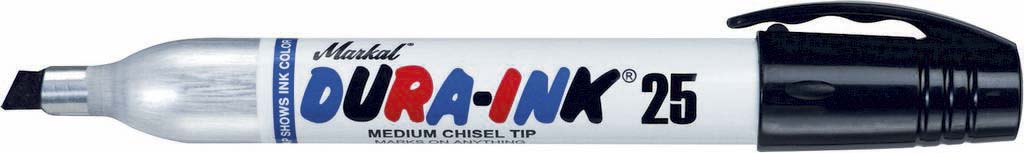 Feutre marquage noir pointe large corp metal MARKAL - 11648