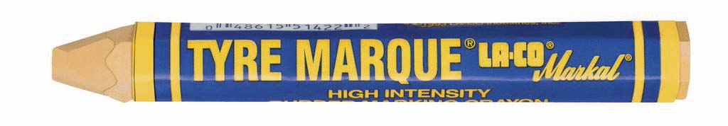 Craie speciale pneu et caoutchouc/jaune MARKAL - 11651