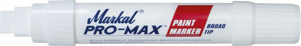 Feutre marquage ep.14mm blanc permanent MARKAL - 11662