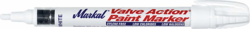 Feutre marquage ep.4mm blanc permanent MARKAL - 11672