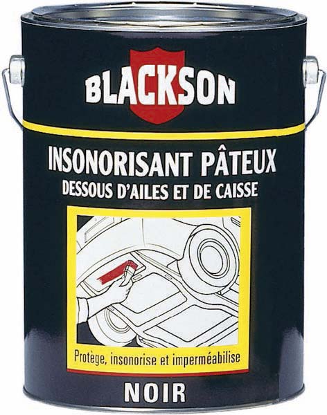 Insonorisant pâteux pour dessous d'aile et de caisse de véhicule - pot de 1kg LOCTITE - 11765