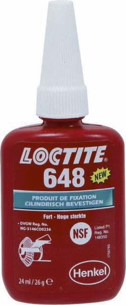 Bloc presse 648 - flacon de 24ml LOCTITE - 11860