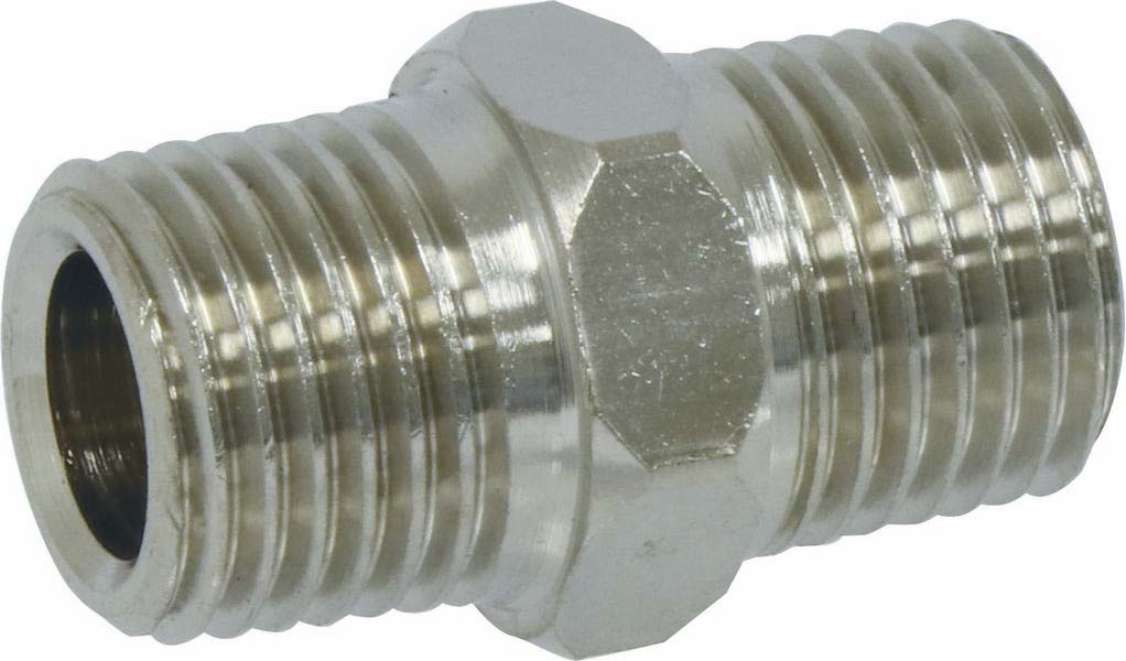 Raccord mamelon filetage mâle 1/4