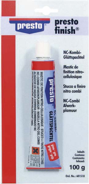 Mastic de lissage pour finition - tube de 100g sur PRESTO - 12019
