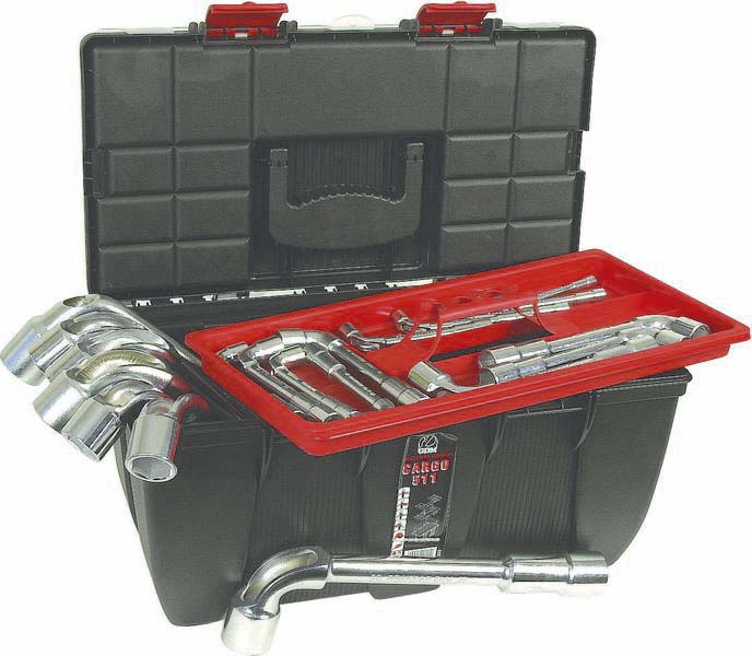 Clés à pipe débouchées 6 pans/6 pans de 6 à 32mm - boîte de rangement de 25 pcs DRAKKAR TOOLS - 12280