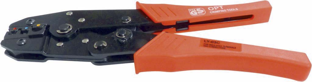 Pince à sertir 230mm automatique cosse isolée gainée PVC DRAKKAR TOOLS - 12522