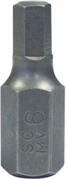 Embout hexagonal 10x30mm avec empreinte hexgonale 6mm DRAKKAR TOOLS - 12961