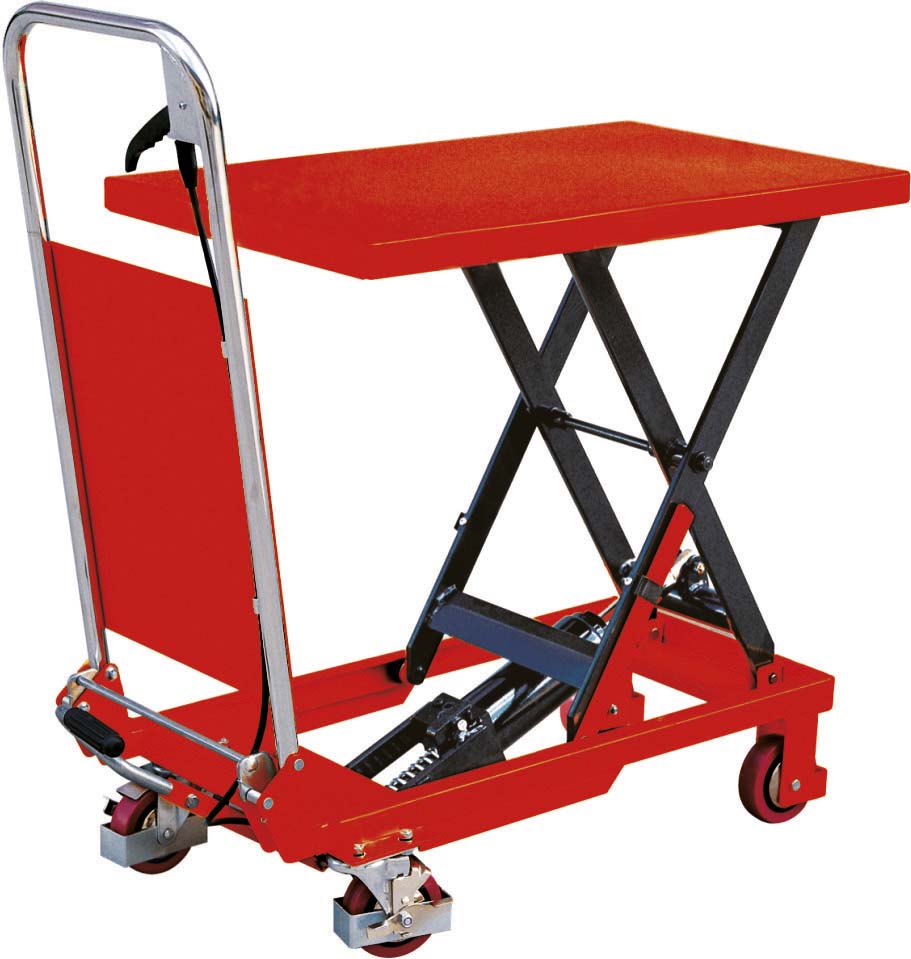 Table élévatrice mobile simple ciseau 150kg levée max 515mm DRAKKAR - 13160