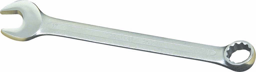 Clé mixte de 17mm tête polie DRAKKAR TOOLS - 13767