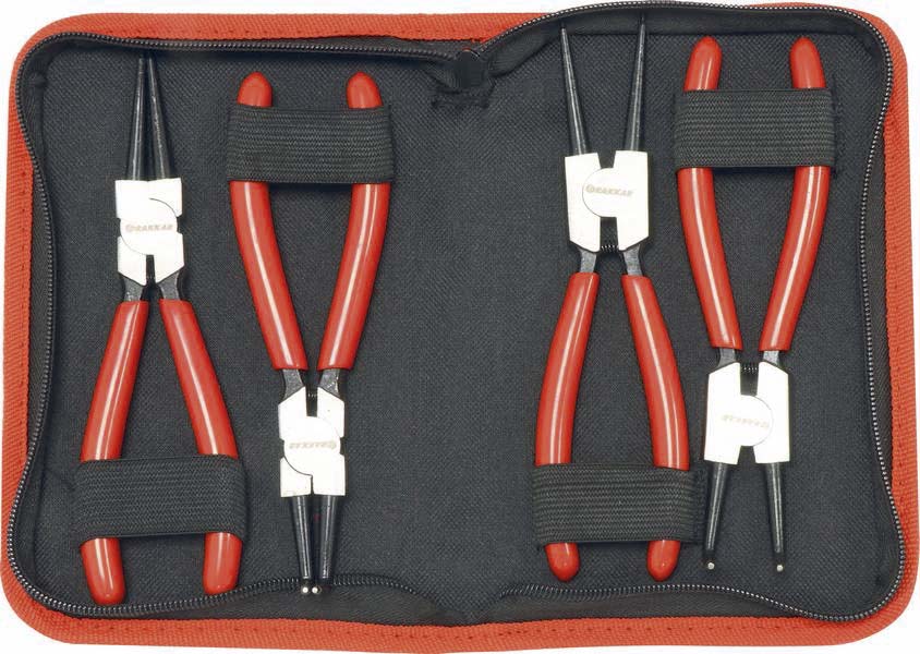 Pochette de 4 pinces circlips dt DRAKKAR TOOLS - 13783