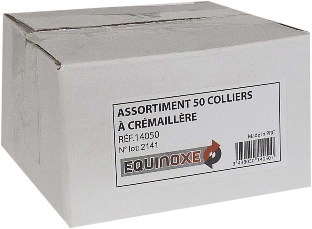 ASSORTIMENT DE 50 COLLIERS A CREMAILLERE 9MM W1 -14050