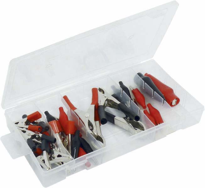 Assortiment 28 pinces crocodile SODELEC - 14108