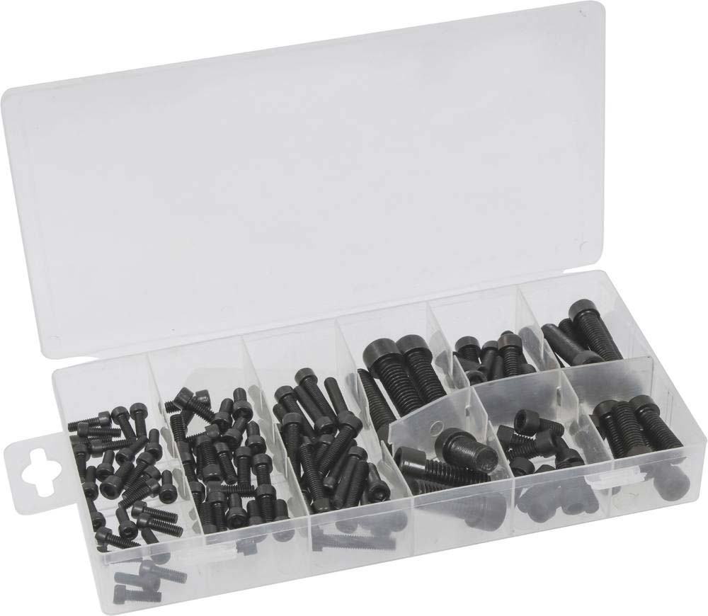 Vis BTR à tête ronde de M4 à M10 - coffret de 106 pcs KLIPPER - 14165