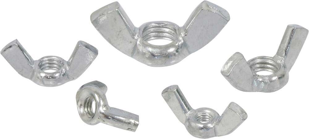 Ecrou à ailettes/papillon zingué blanc de m4 à m10 KLIPPER - 14166