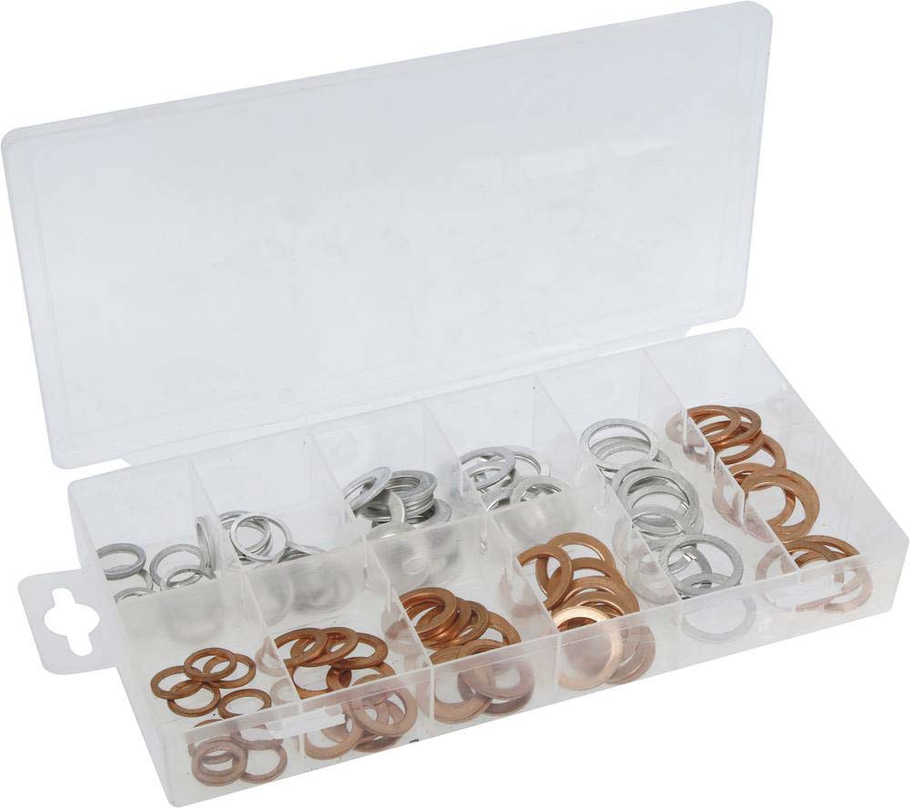 Rondelle cuivre et aluminium de M10 à M18 - coffret de 100 pcs KLIPPER - 14172