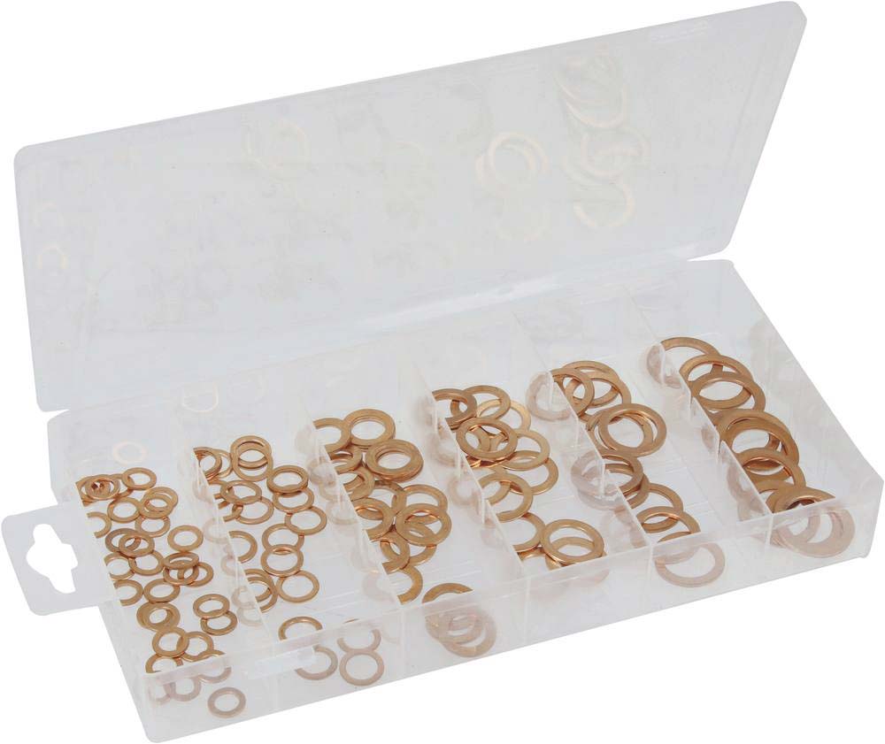 Rondelle cuivre de M6,5 à M16 - coffret de 110 pcs KLIPPER - 14173