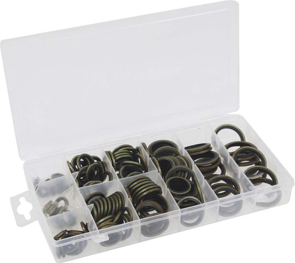 Joints métalliques à lèvre caoutchouc de 6 à 24mm - coffret de 150 pcs KLIPPER - 14175