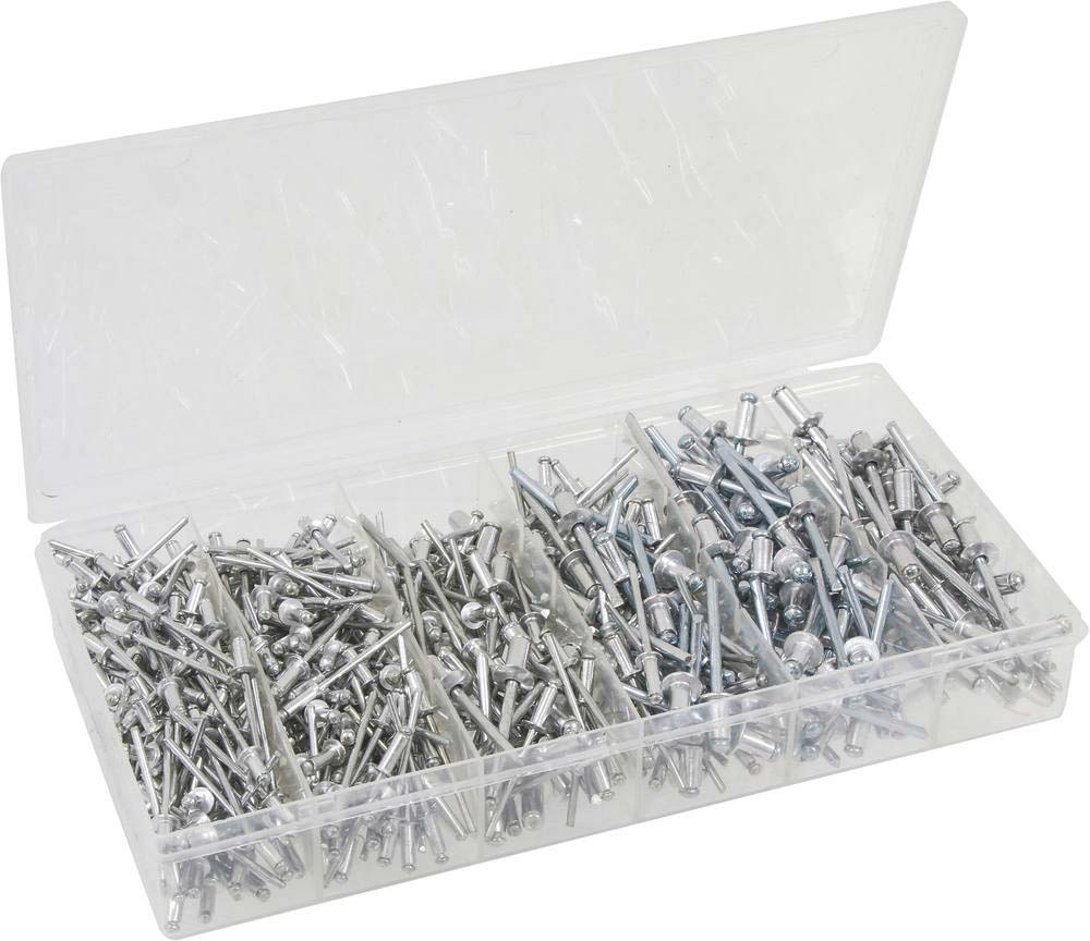 Rivet aluminium de 3,5/5mm - coffret de 500 pcs KLIPPER - 14178