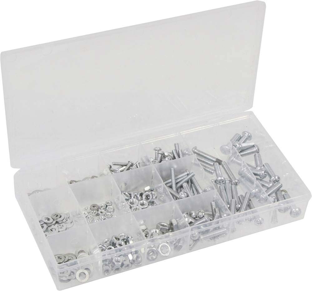 Vis/rondelle/écrou de M3 à M6 - coffret de 330 pcs KLIPPER - 14179
