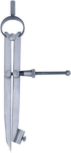 Compas de mecanicien droit 200mm avec porte crayon DRAKKAR TOOLS - 14312