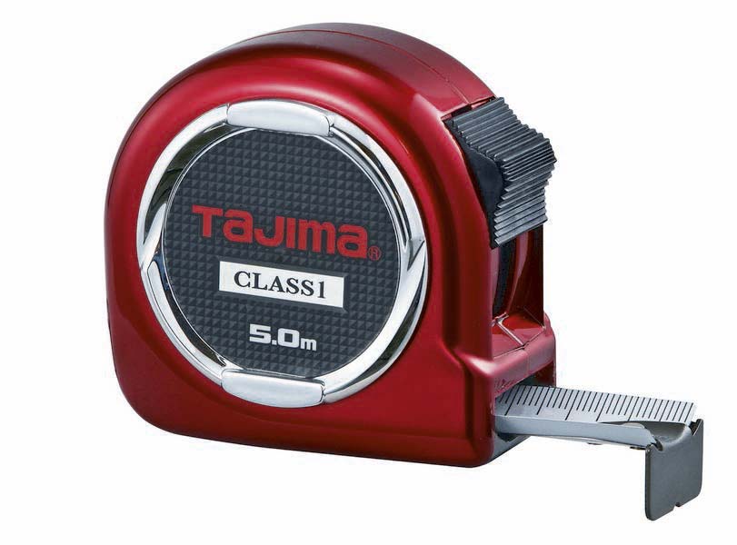 Mètre mesure à ruban autoblocant 5m 25mm ultra précise classe I TAJIMA - 14347