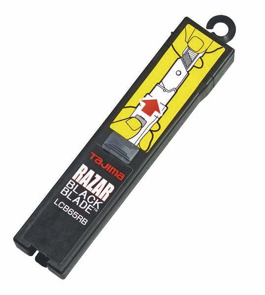 Boite de 10 lames 25mm noire razar black TAJIMA - 14616